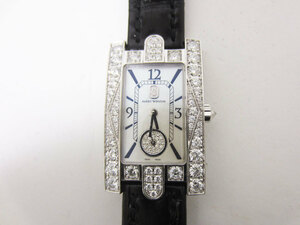 HARRY WINSTON Harry Winston lady's watch wristwatch AVENUE avenue Classic Aurora 750 diamond AVEQHM21WW231