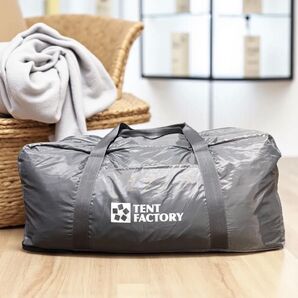 TENT FACTORY フォーシーズン トンネル2ルームテント L 4シーズン対応 大型ファミリーテントアウトドア 大型テント