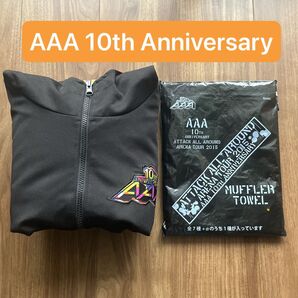 AAA 10th Anniversary ジャージパーカー&タオルマフラー