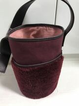 ayako アヤコバッグ Mouton Bag ムートンバック　ボルドー　BORDEAUX えんじ　定価45,000円　19913_画像9