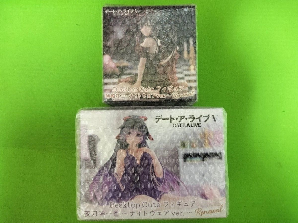 デート・ア・ライブV DesktopCuteフィギュアナイトウェアver. Renewal 時崎狂三 & 夜刀神十香 2体セット