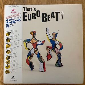 That's EUROBEAT VOL.7 ユーロビート LPレコード 帯付き