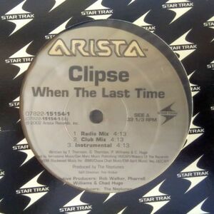 12inchレコード　 CLIPSE / WHEN THE LAST TIME