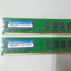 SUPERY デスクトップ用DDR2メモリ2GB×2枚セット(計4GB)