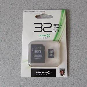 microSDHC карта HIDISC HDMCSDH32GCL10UIJP3 32GB UHS-1 CLASS10