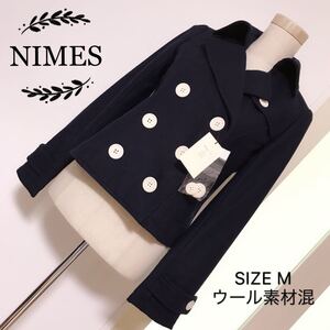 NIMES wool material . jacket pea coat 