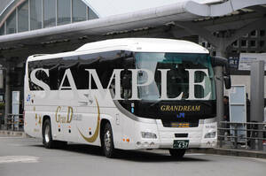 D【バス写真】Ｌ版１枚　西日本JRバス　ガーラ　　金沢線