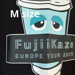 新品 FujiiKaze ヨーロッパツアー 2025 限定Tシャツ Mサイズ 黒 藤井風 最終価格