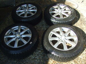 205/60R16 GOODYEAR　スタットレス　９部山　16x6１/2J VIA5X100 4本セット の中古