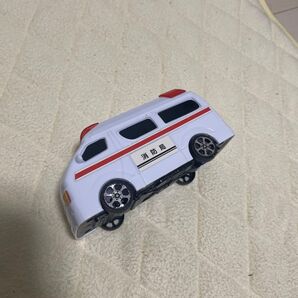 消防局 ミニカー 白 働く車 おもちゃ