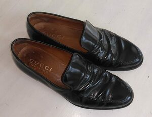 ※値下・即決※ＧＵＣＣＩ　グッチ　スリッポン　ビジネス　革靴　サイズ：１１Ｄ