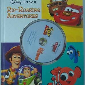 送料無料★洋書 CD付き Rip-Roaring Adventures Read-Along Storybook and CD ディズニー・ピクサー トイ・ストーリー カーズ