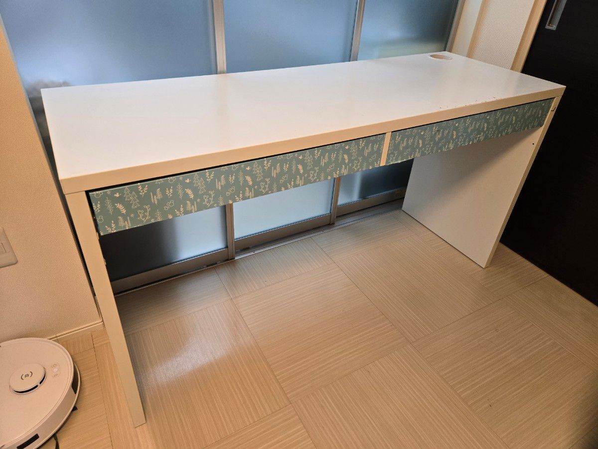 MICKE ミッケ デスク, ホワイト, 142x50 cm