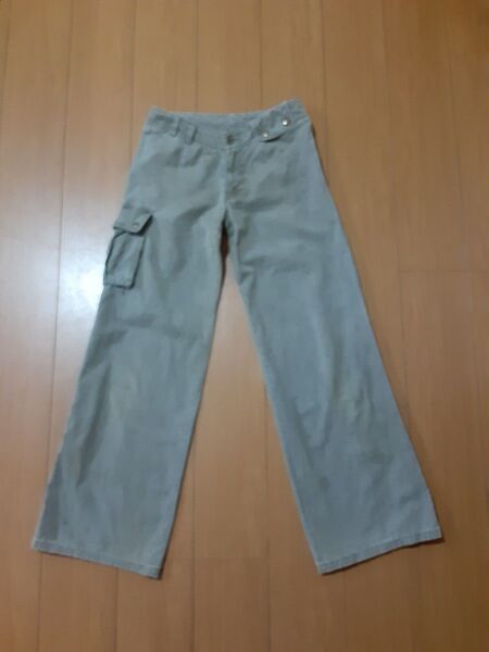 JOKY GAL ジョーキーギャル カーゴパンツ ワイドパンツ 深緑色 カジュアル ストリート