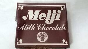  Showa Retro Meiji milk chocolate empty box 