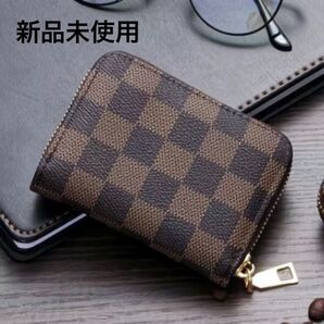 市松模様カードケース、新品未使用、メンズ、レディース