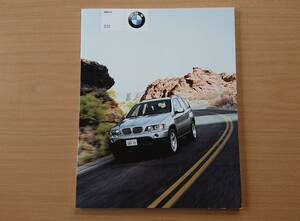 *BMW*X5 E53 type 2001 year 4 month catalog * prompt decision price *