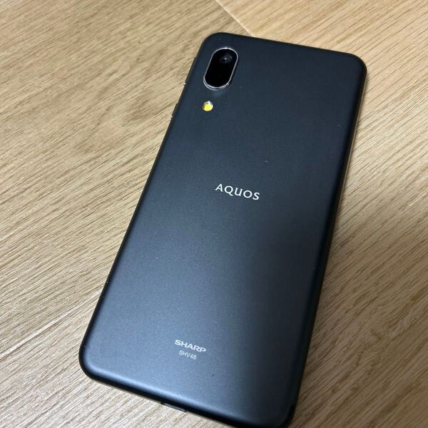 Androidスマートフォン ブラック SIMフリー ケース付 SHV48 リセット済 箱付