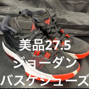 27.5cm Nike Jordan Zion 1 バッシュ ブラック/オレンジ