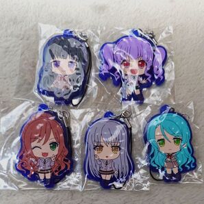 バンドリ ガールズバンドパーティ Roselia ラバーキーホルダー 5個セット