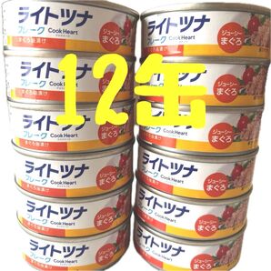 ライトツナ フレーク 12缶