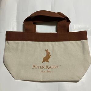 ピーターラビット ミニトートバッグ ランチバッグ ブラウン 三菱UFJ信託銀行ノベルティ