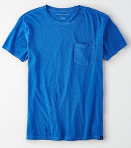 セール! 残りわずか! 正規品 本物 新品 アメリカンイーグル スラブジャージー Tシャツ AMERICAN EAGLE 胸 ポケット オシャレ M ( L