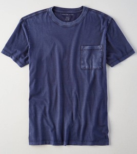 セール! 正規品 本物 新品 アメリカンイーグル ワイルド ビンテージ加工 Tシャツ AMERICAN EAGLE 最強カラー ネイビー系 オシャレ! XS ( S