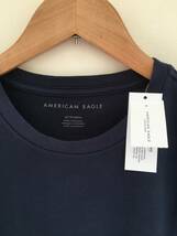 セール! 正規品 本物 新品 アメリカンイーグル クルーネック Tシャツ AMERICAN EAGLE 知的で 上品 最強カラー ネイビー 濃紺 XS ( S_画像4