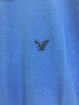 セール! 正規品 本物 新品 アメリカンイーグル 定番 クルーネック Tシャツ AMERICAN EAGLE リッチネイビー ブルー系 シルエット綺麗 S ( M_画像3