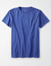 セール! 残りわずか 正規品 本物 新品 アメリカンイーグル クルーネック Tシャツ AMERICAN EAGLE リッチネイビー ブルー系 クール! M ( L_画像1