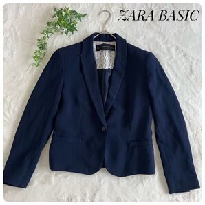 ZARA BASICザラベーシック(M)テーラードジャケット オフィス