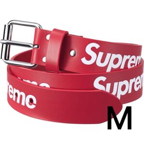 supreme Repeat Leather Belt red ベルト 赤 サイズM シュプリーム