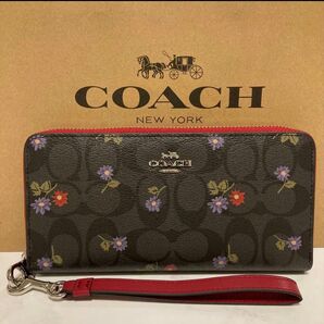 新品 COACH長財布 コーチ 長財布 レディース メンズ シンプル