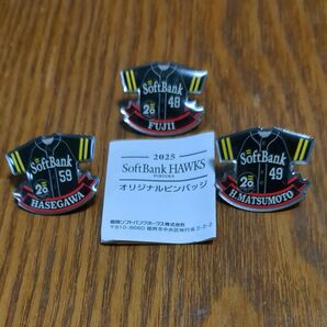 福岡ソフトバンクホークス2025オリジナルピンバッジ
