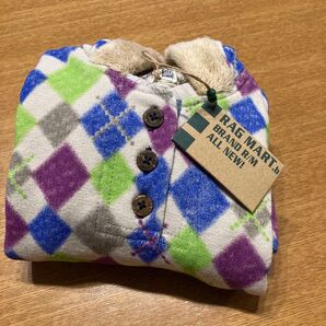 RAG MART.b ラグマート 80 アーガイル柄 長袖シャツ キッズ ベビー