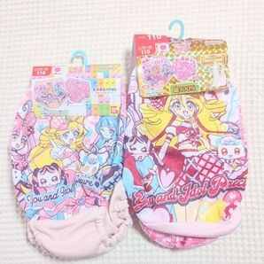 〇売切り特価〇110cm〇バンダイ〇キミとアイドルプリキュア〇プレミアムきゃらふるインナー〇ショーツセット4枚