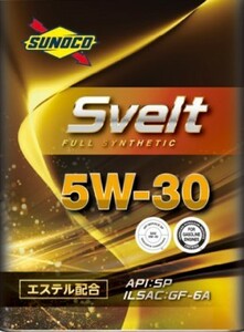 全国送料無料 1L×10本 SUNOCO(スノコ) SVELT(スヴェルト) 5W-30 エンジンオイル