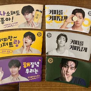 【6種セット】韓国 COMPOSE COFFEE BTS テテ カップホルダー