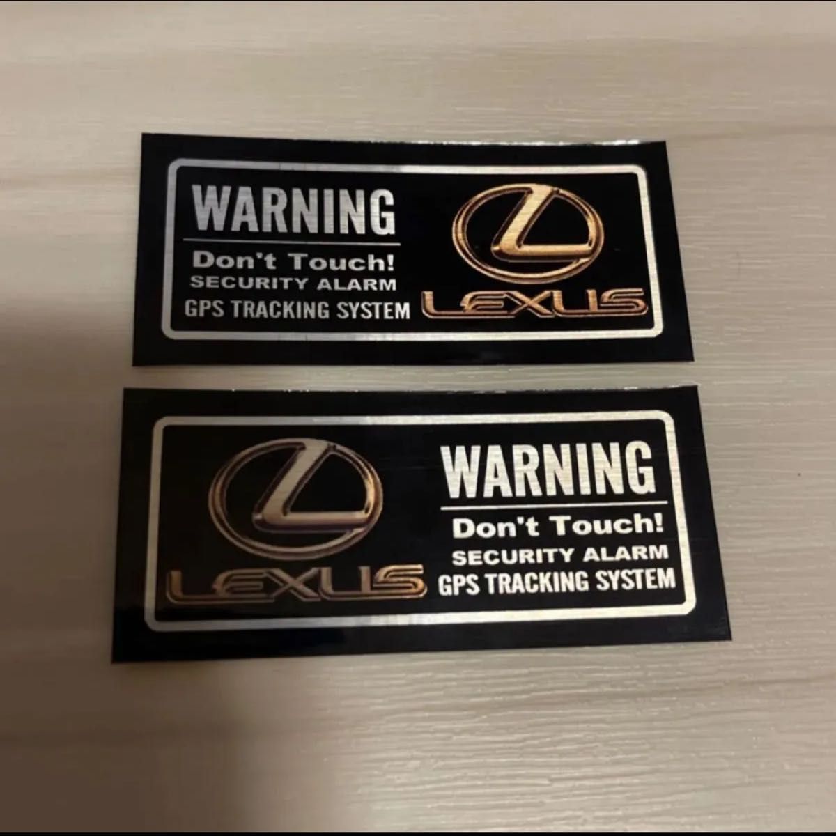 レクサス　セキュリティステッカー