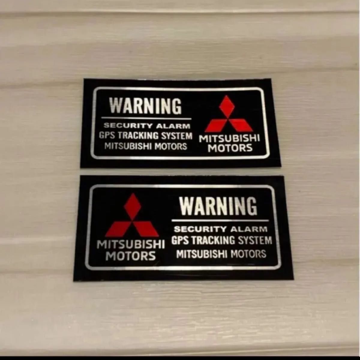 三菱モータース　セキュリティステッカー