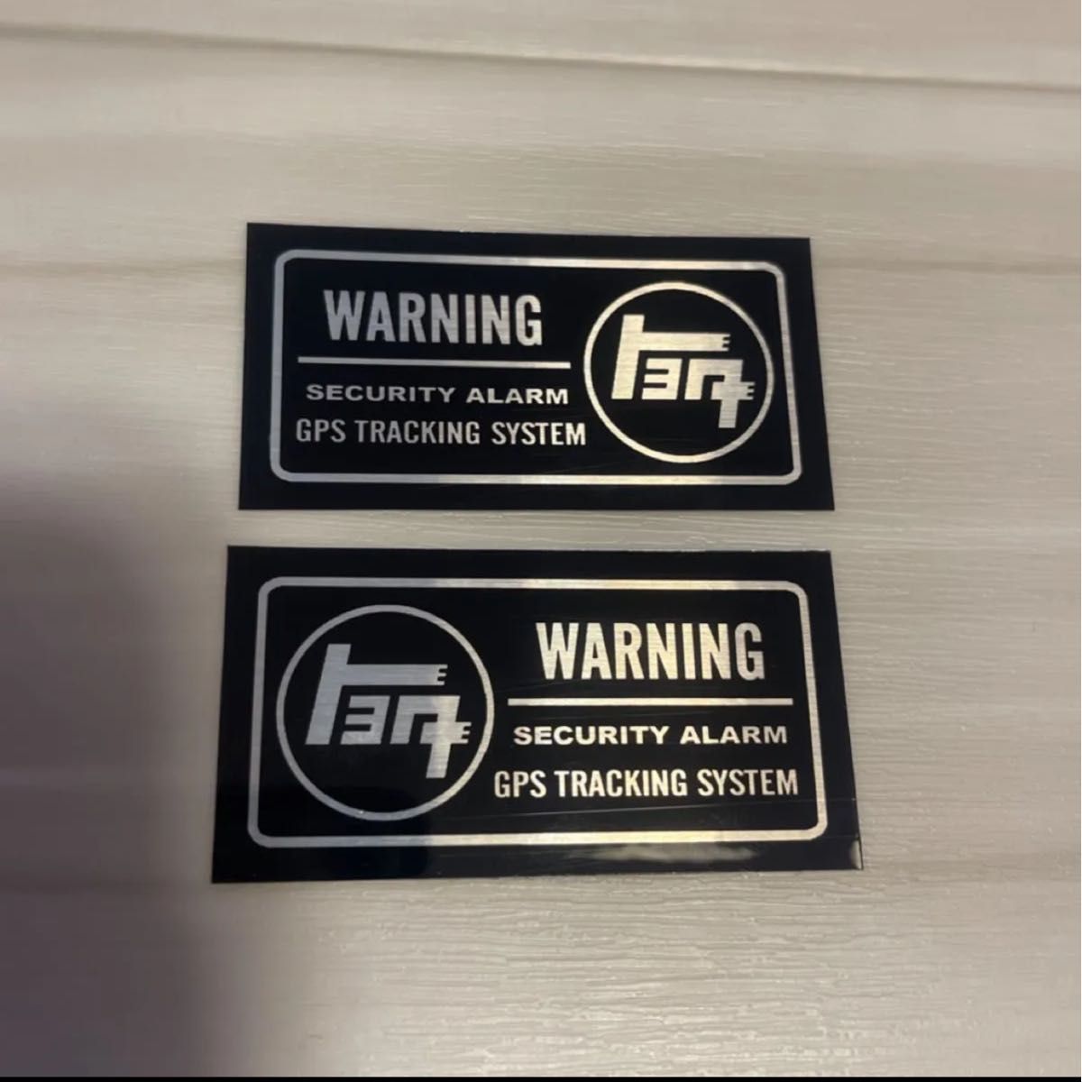 トヨタ　セキュリティステッカー