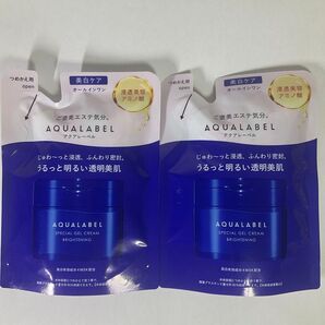 【2個セット】アクアレーベル スペシャルジェルクリームEX ブライトニング(つめかえ)81g