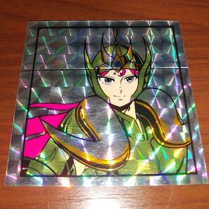 聖闘士星矢 セイントセイヤ シール ARIES アリエス アマダ プリズム キラ 当時物 レア②