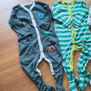 next baby 足付きカバーオール 92cm 1歳半〜2歳 綿100% パジャマ 部屋着
