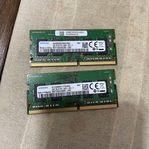 SAMSUNG DDR4 PC4-2400T ノートパソコン用メモリ4GBX2枚合計8GB