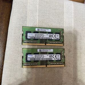 SAMSUNG DDR4 PC4-2400T ノートパソコン用メモリ4GBX2枚合計8GB