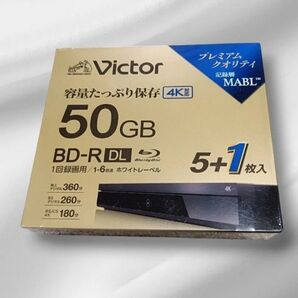 ビクター Victor 録画用BD-R DL 50GB 6枚 1回録画用 新品未開封 VBR260RP6J8