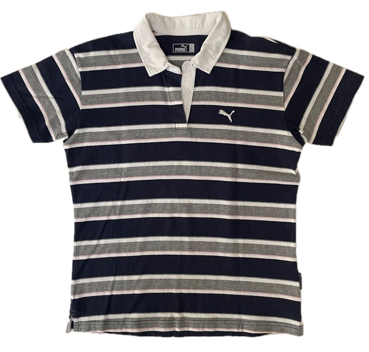 PUMA プーマ★ポロシャツ★ボーダー柄 