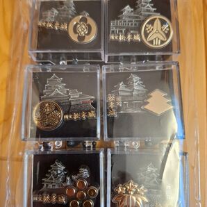 松本城バッチセット